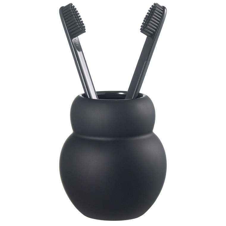 Стакан для зубных щеток markl, черный