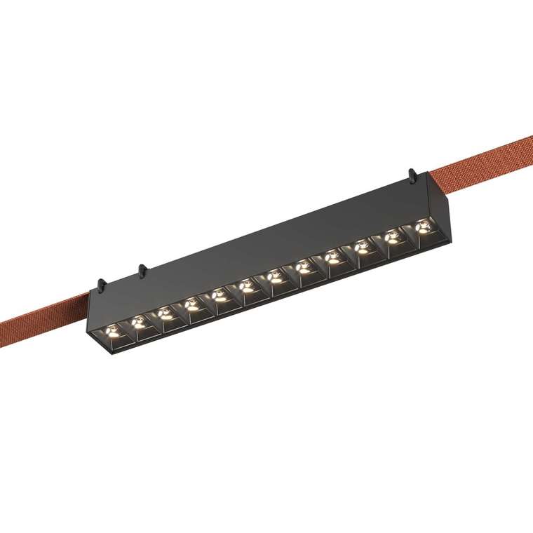 Св-к трек. Черный LED 1*12W 3000K 1 050Lm Ra90 24/40 IP20 L323xW40xH45 48V BAND