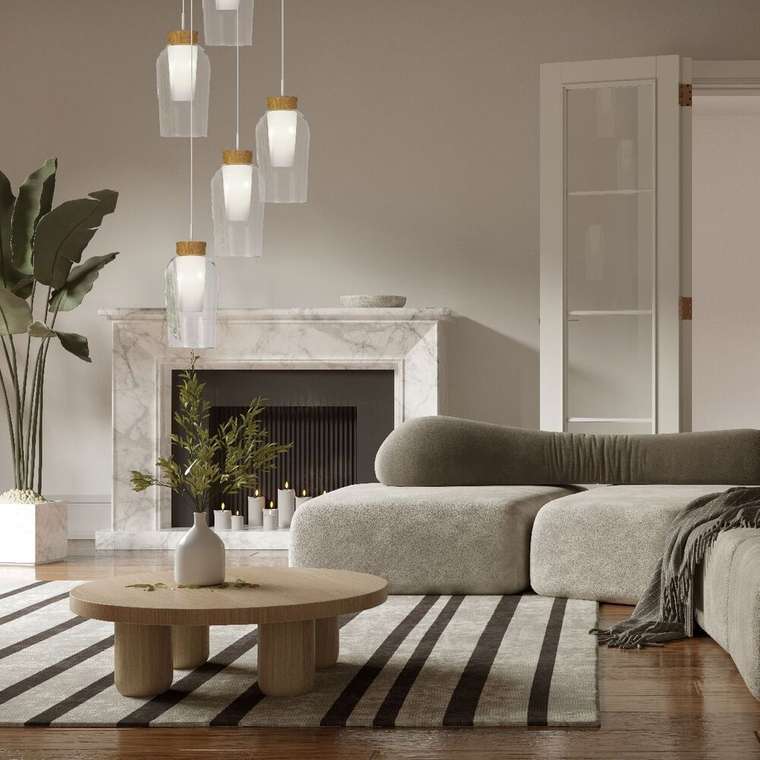 Подвесная люстра Nora 8275 (стекло, цвет прозрачный)