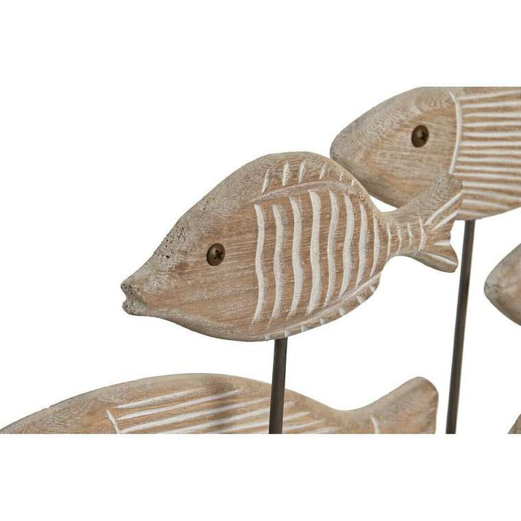 Декоративная фигура 51 x 8 x 27 cm Отделка состаренная Светло-коричневый Спирали