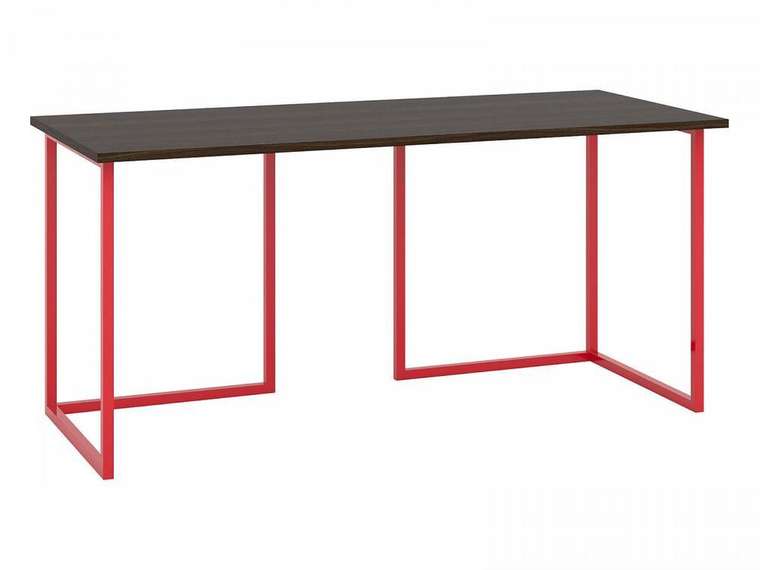 Письменный стол Board 70х160 с основанием красного цвета