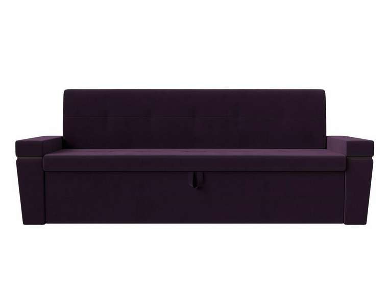 Прямой диван-кровать Деметра фиолетового цвета