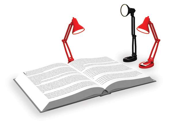 Мини-лампа для чтения Mustard tiny tim красная