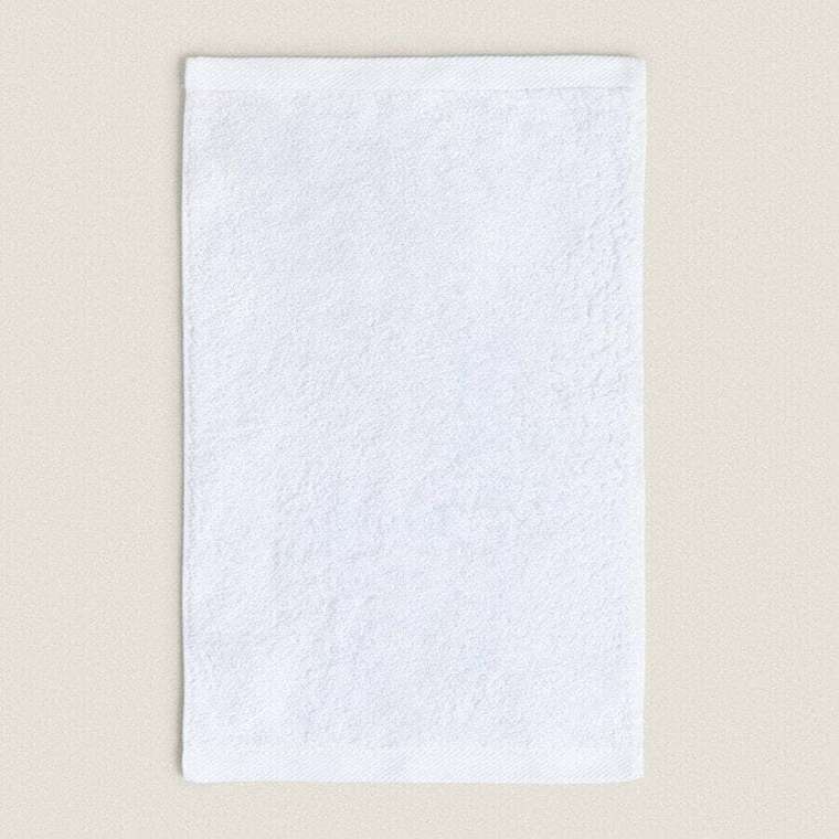 Однотонное хлопковое махровое полотенце (500 гxм?)