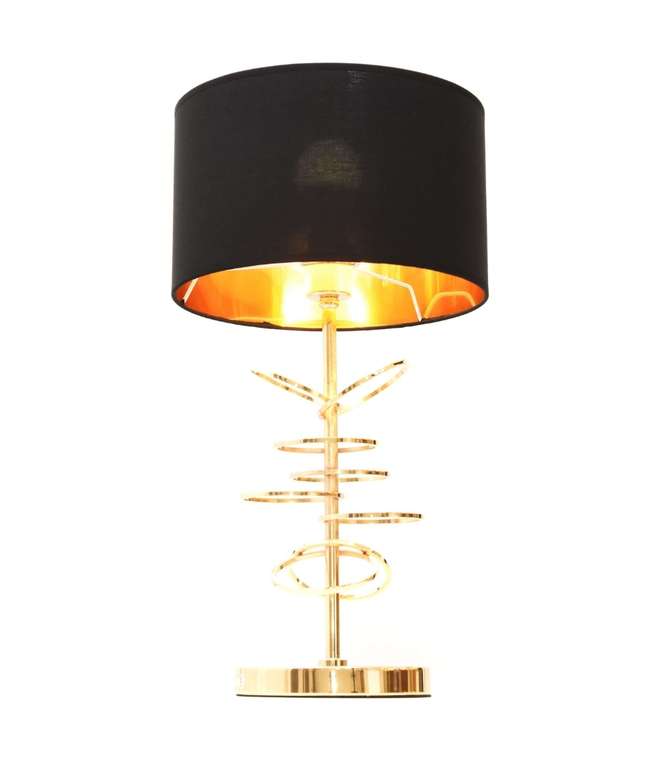 Настольная лампа Milari с черным абажуром