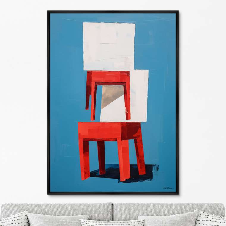Репродукция картины Chair collection, No 3, 2024г.