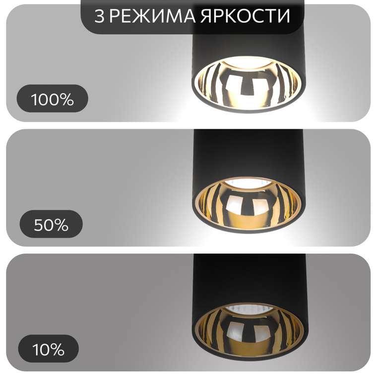 Citilux Старк CL7440113 LED Светильник накладной Чёрный Медь