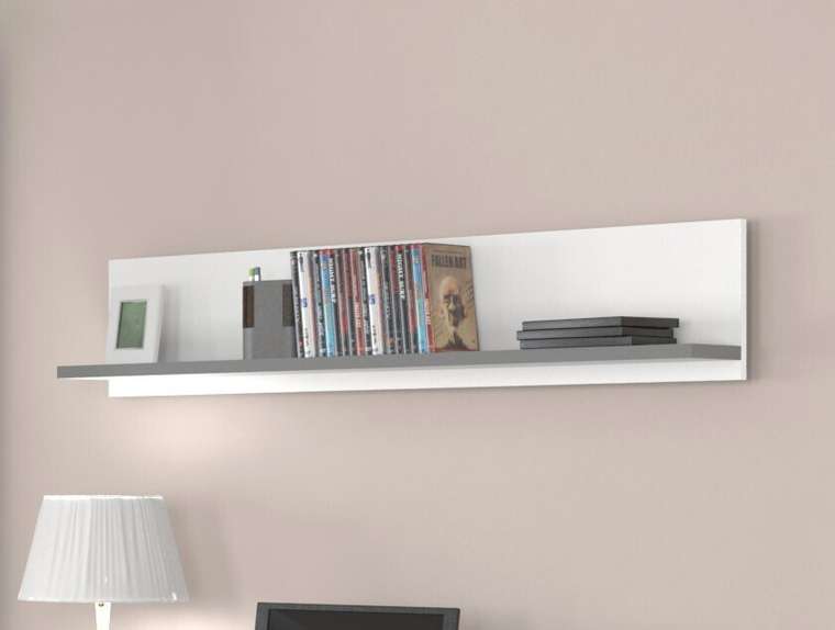 Полка Дельта Сильвер белого цвета