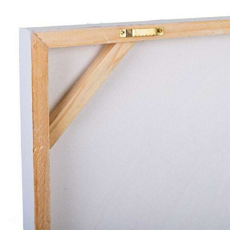 Картина Холст древесина ели 80 x 3 x 80 cm