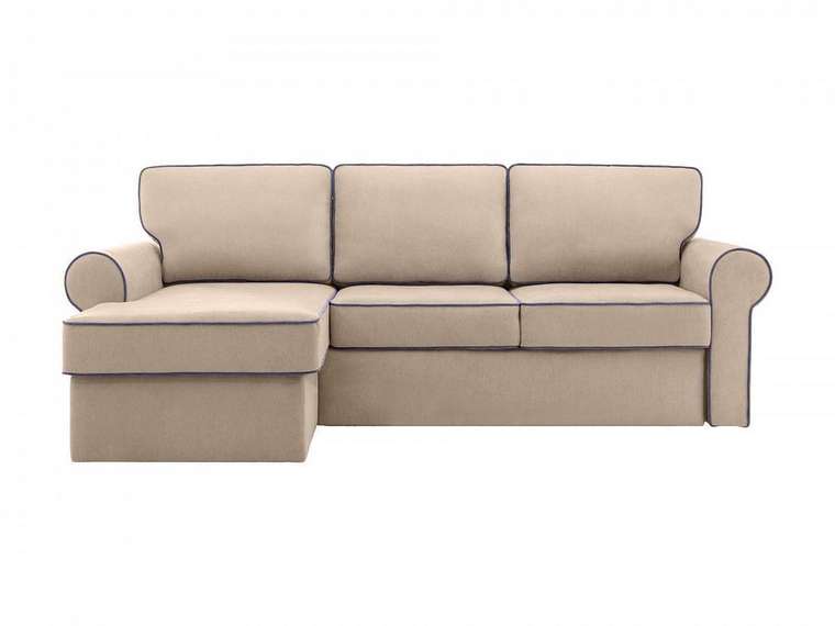 Угловой диван-кровать Murom бежевого цвета