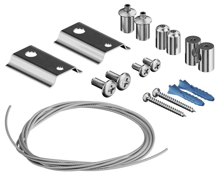 Подвес тросовый ElDeko HSBL_0058 для накладного шинопровода, серебристый