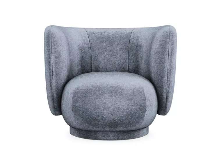 Кресло Lucca синего цвета 