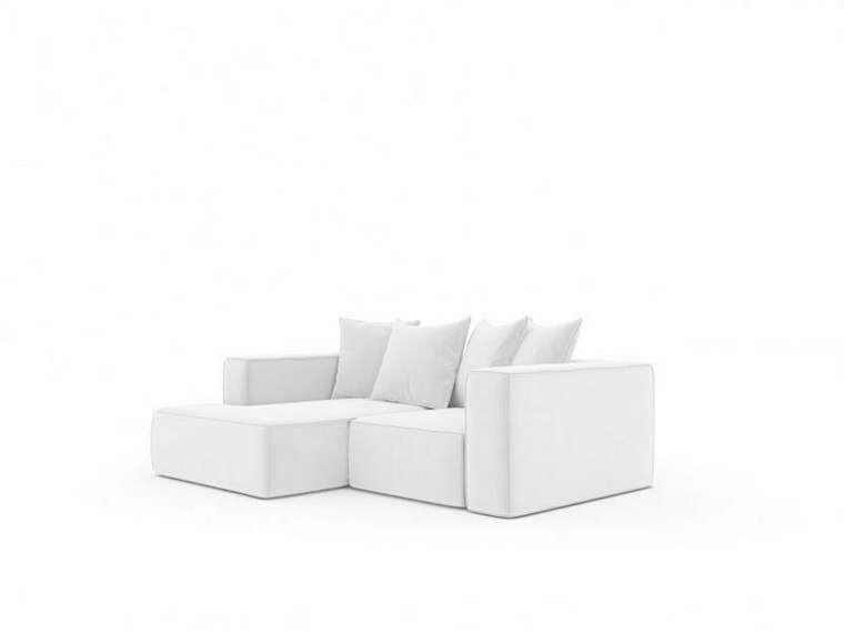 Угловой диван-кровать Норман 212 светло-серого цвета
