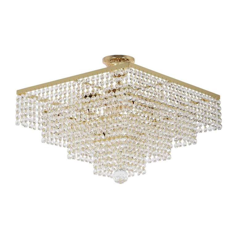 Хрустальная люстра Rozzano Gold Rozzano E 1.5.40.600 G (хрусталь, цвет прозрачный)