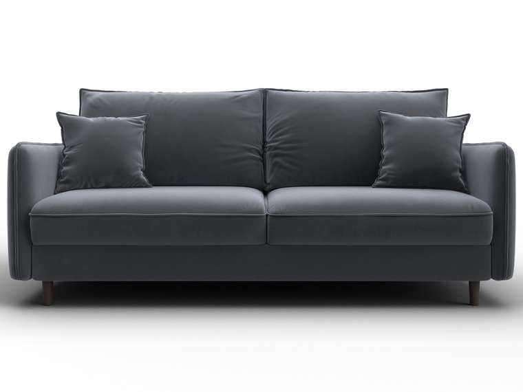 Диван-кровать Лига-064 серого цвета