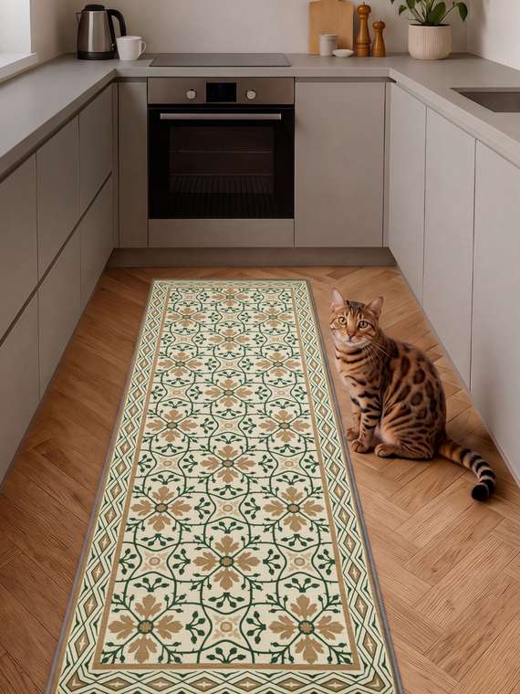 Ковер Optima roots 80x150 бежевого цвета