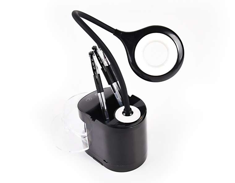 Настольная лампа Desk DE562 (пластик, цвет черный)