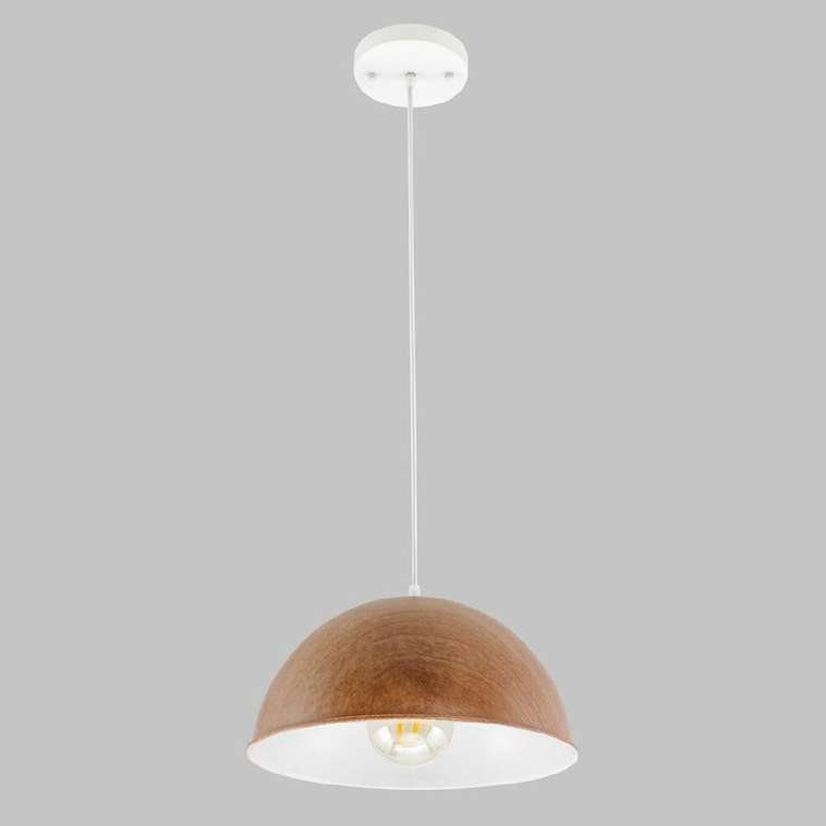 Подвесной светильник MD.5660-1-P-WT+WOOD (металл, цвет коричневый)