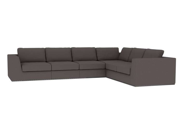 Угловой диван-кровать Igarka серого цвета