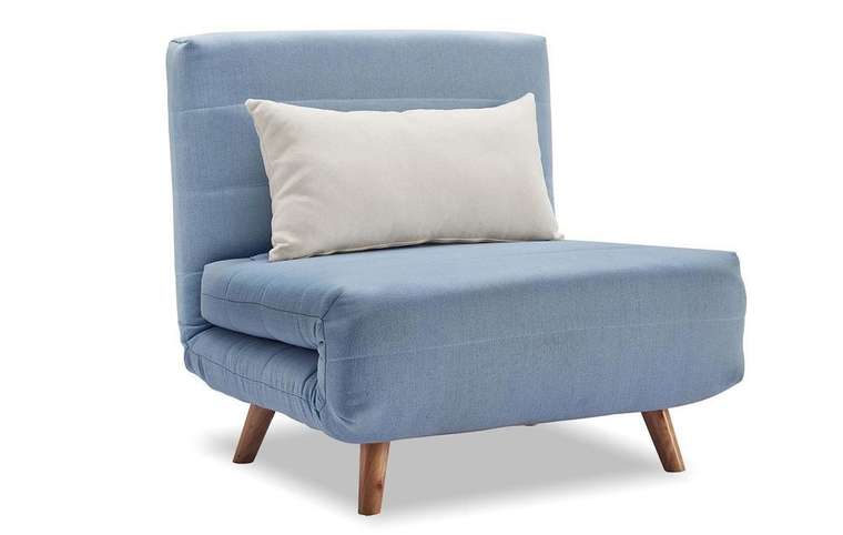 Кресло-кровать Flex голубого цвета