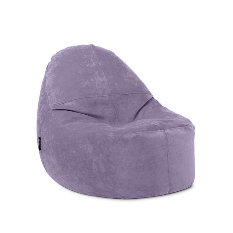 Бескаркасный кресло-мешок Лаунж фиолетового цвета 