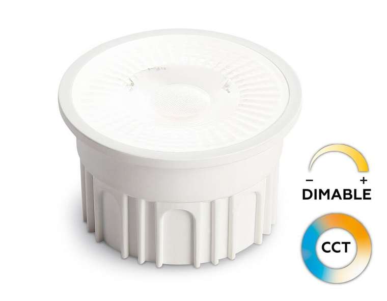 Светодиодный модуль Ambrella Light Bulbing LED MR16-DD 12W IC 220-240V 6400K 4000K 2700K CCT Memory Dimmer 212510