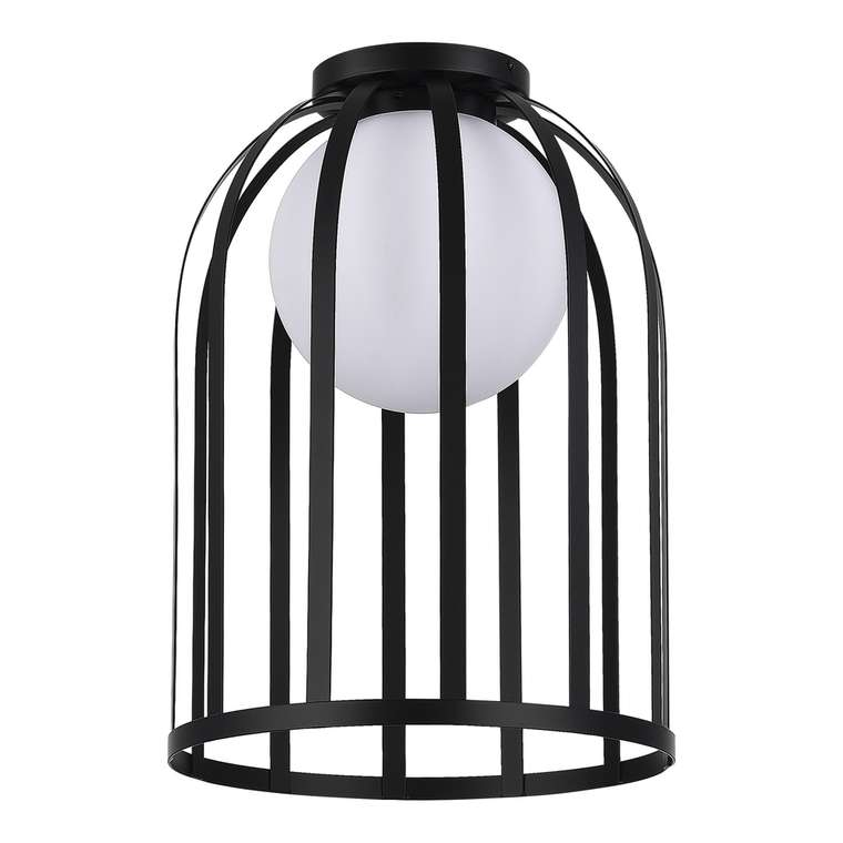 Светильник потолочный ST-Luce Черный/Белый E27 1*60W NORDIC