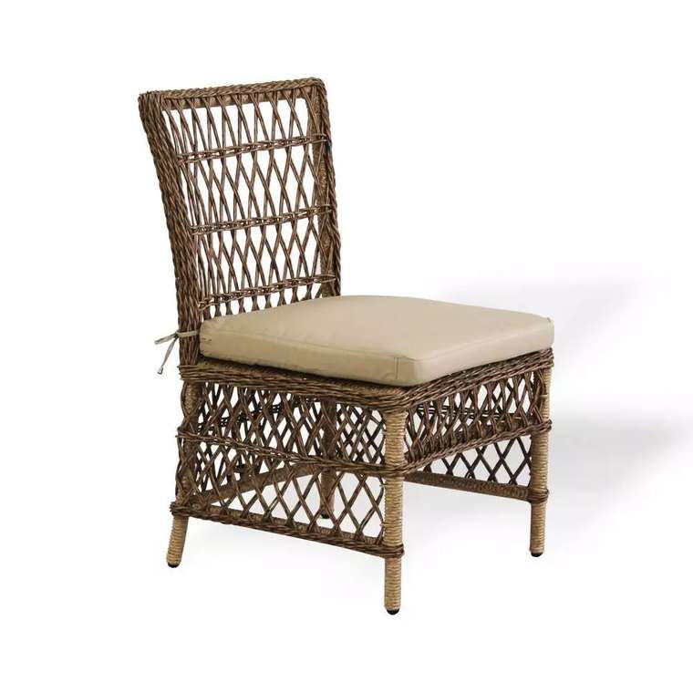 Обеденная группа Гайс коричнево-бежевого цвета