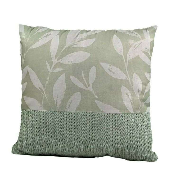 Подушка Blue jungle Хлопок растения 45 x 10 x 45