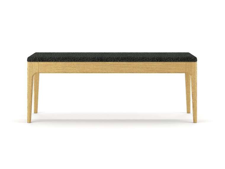 Скамья-банкетка Fargo бежево-черного цвета 