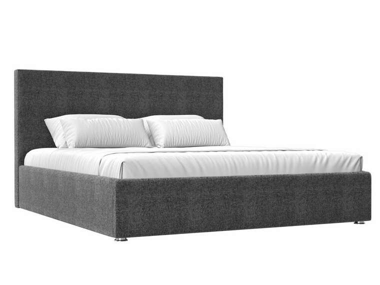 Кровать Кариба 180х200 серого цвета с подъемным механизмом