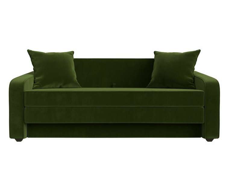 Диван-кровать Лига 013 зеленого цвета