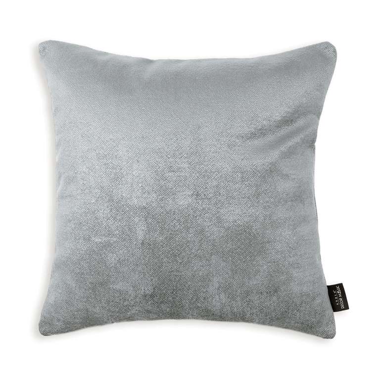 Декоративная подушка Oscar Steel 45х45 серого цвета