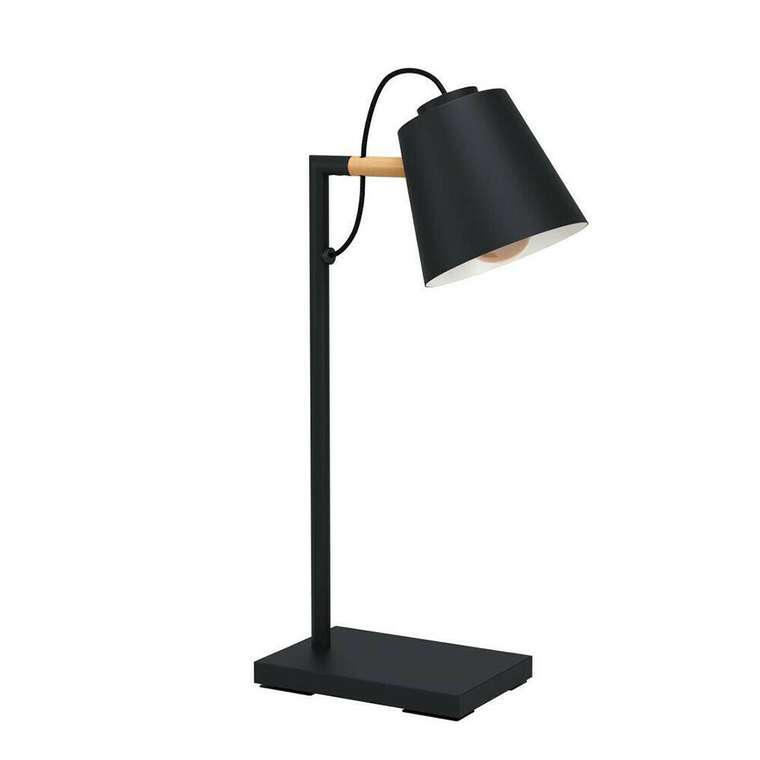 Лампа настольная Lacey черного цвета