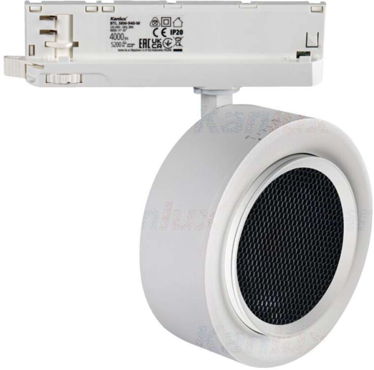 Трековый светильник трехфазный 220V светодиодный Kanlux BTL 35656