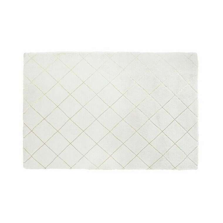 Ковер из полиэстера 120x180 белого цвета