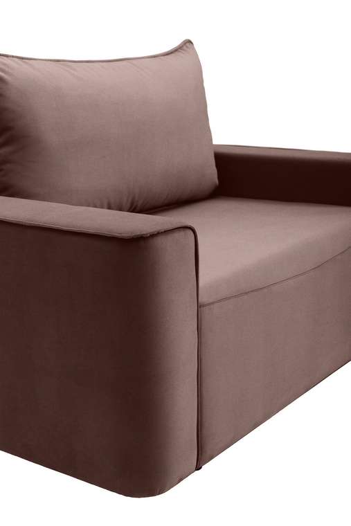 Кресло-кровать Клио коричневого цвета