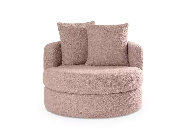 Кресло Forli розового цвета