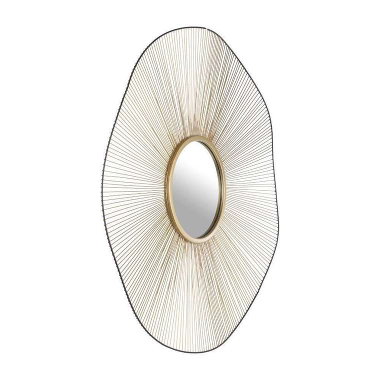 Зеркало интерьерное Esashi золотого цвета