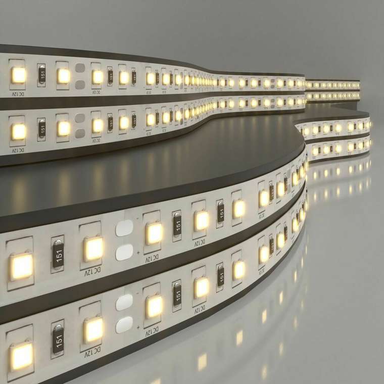 Светодиодная лента 12В 14.4Вт/м 60 Led/м 3300К IP20