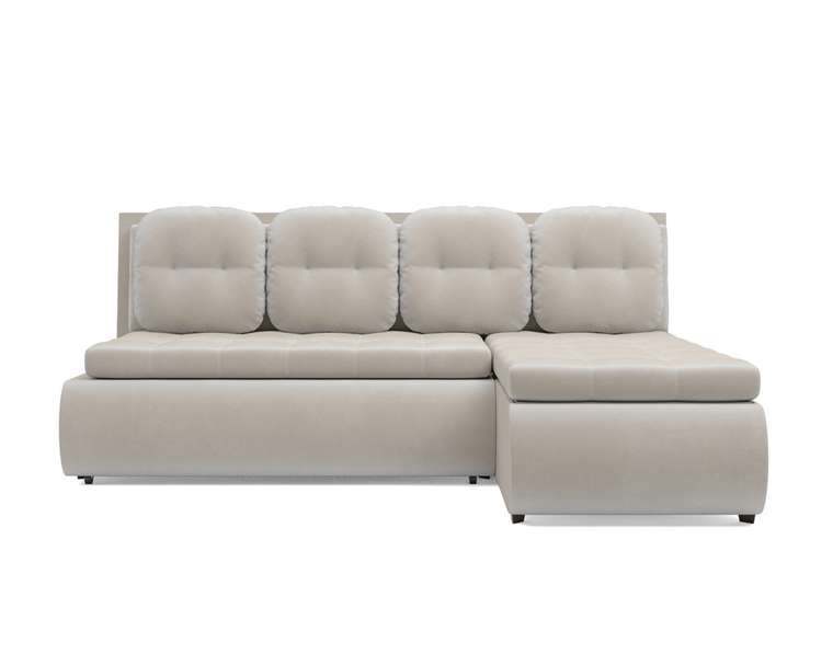 Угловой диван-кровать Кормак светло-бежевого цвета