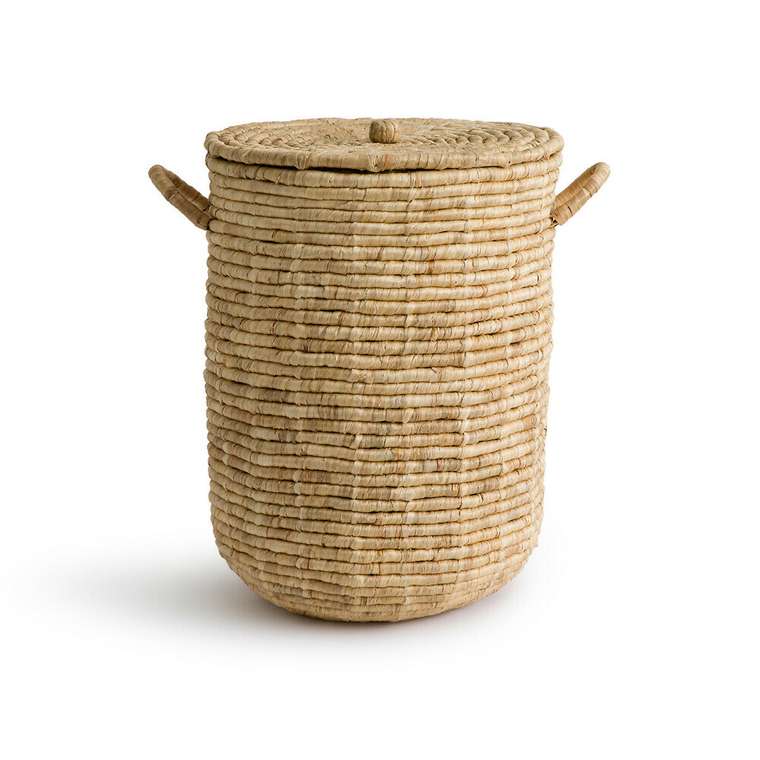Корзина для белья Kunda из водяного гиацинта 