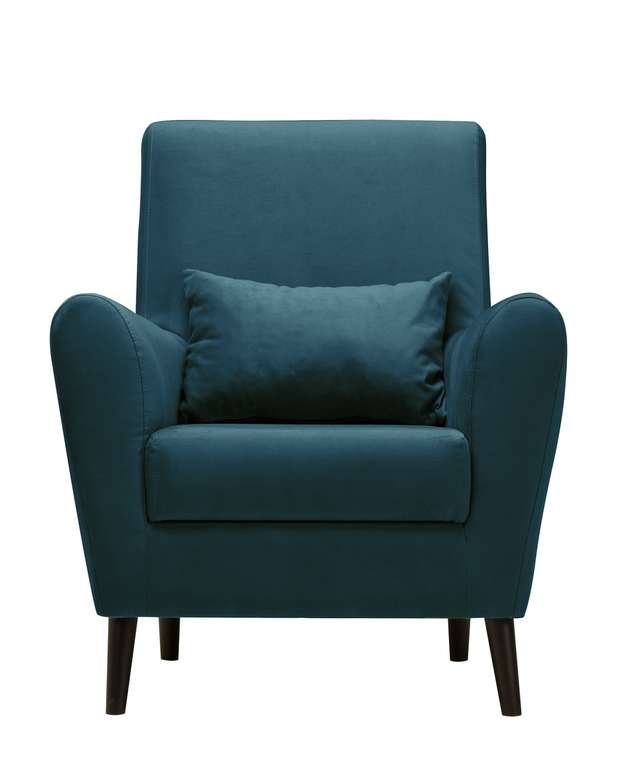 Кресло Либерти сине-зеленого цвета