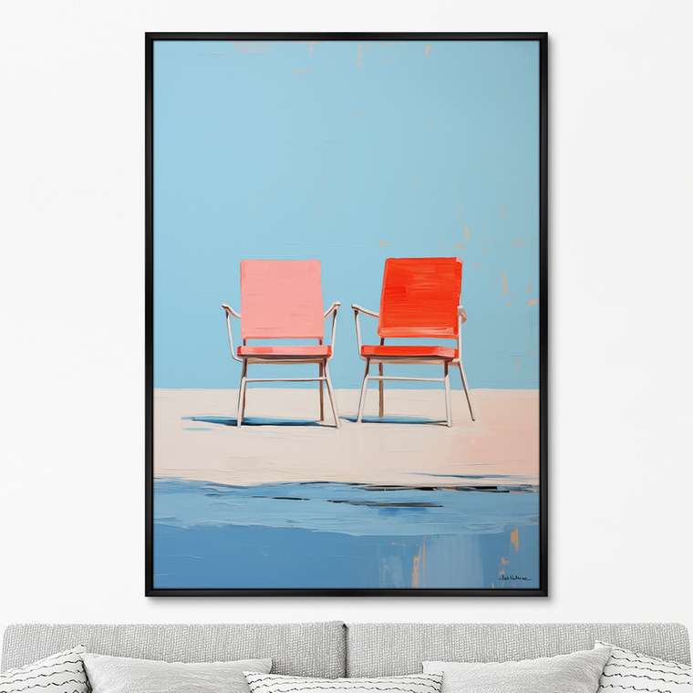 Репродукция картины Chair collection, Pure and simple, No 2, 2024г.