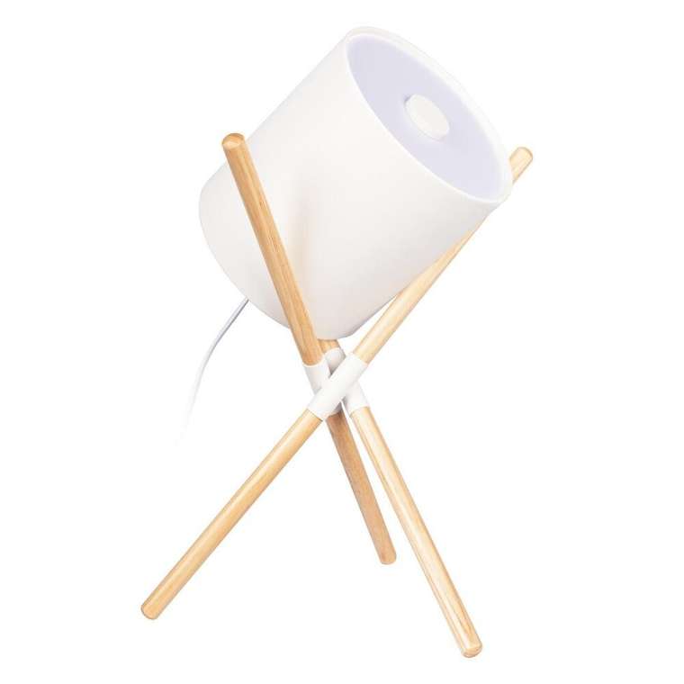 Настольная лампа Bobbin 10245T White (пластик, цвет белый)