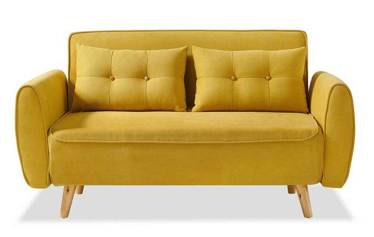 Диван-кровать Charm желтого цвета