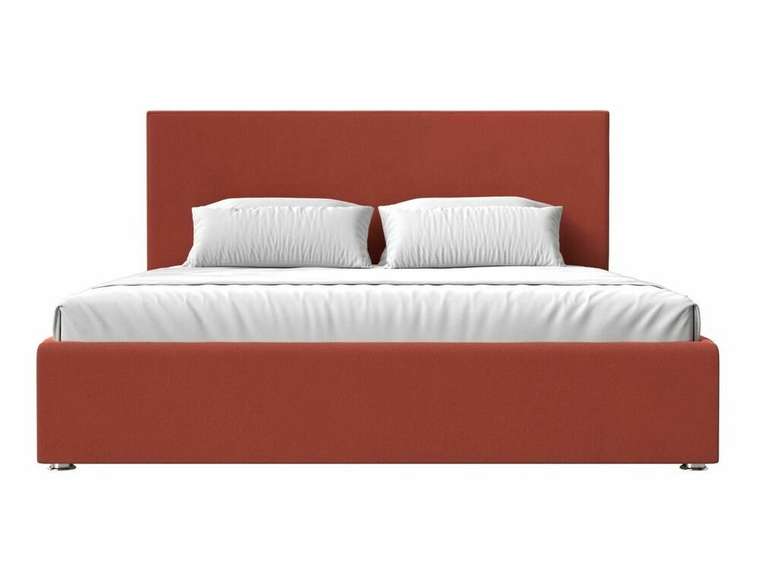 Кровать Кариба 160х200 кораллового цвета с подъемным механизмом