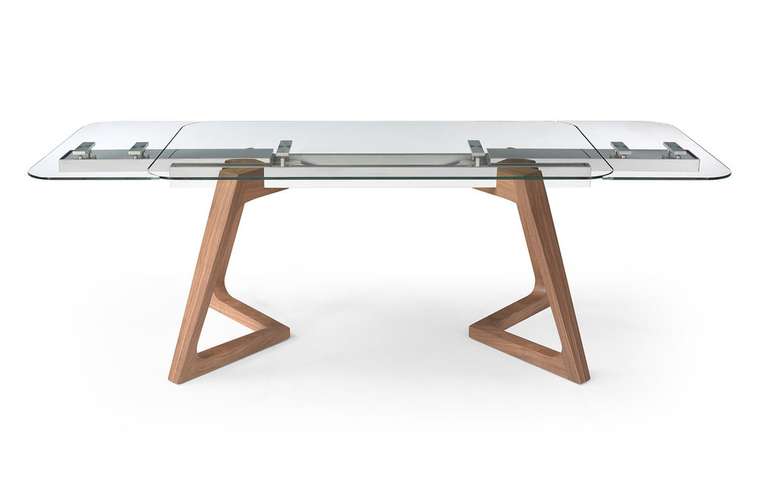 Раздвижной обеденный стол Eden коричневого цвета
