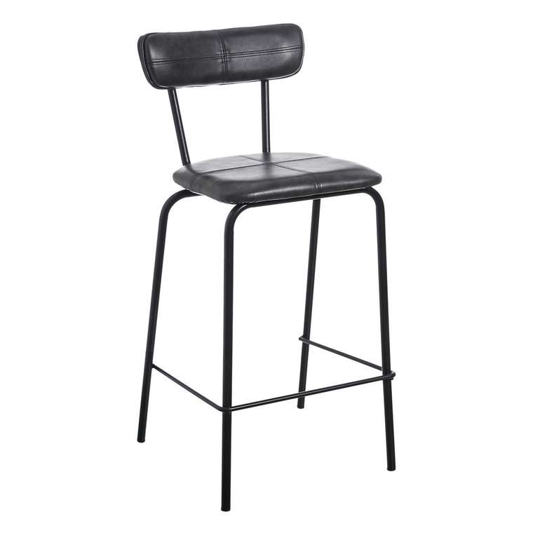 Барный стул черного цвета