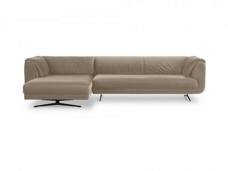 Угловой диван Marsala серо-коричневого цвета